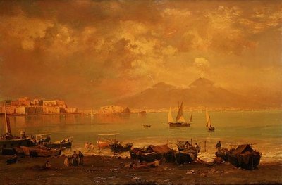 Napoli Körfezi by Franz Richard Unterberger