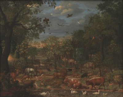 İnsanın Düşüşünden Önce Cennet by Franz Rösel von Rosenhof