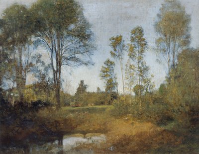 Saman Arabası ile Manzara by Franz Rumpler