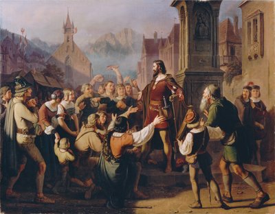 Ozan kılığında Dük IV. Friedrich, Konstanz