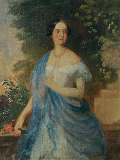 Clothilde Prenses Dietrichstein by Franz Schrotzberg