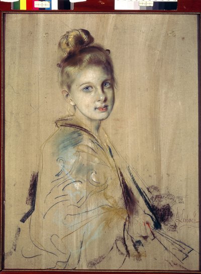 Hayranı olan genç kız (Fanlı Kız). Franz von Lenbach