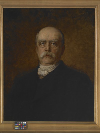 Otto Eduard Leopold Von Bismarck'ın Portresi (tuval üzerine yağlı boya) by Franz Seraph von Lenbach