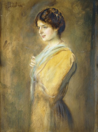Grafin Ilse Seilern Portresi, Üç Çeyrek Uzunluk, by Franz Seraph von Lenbach