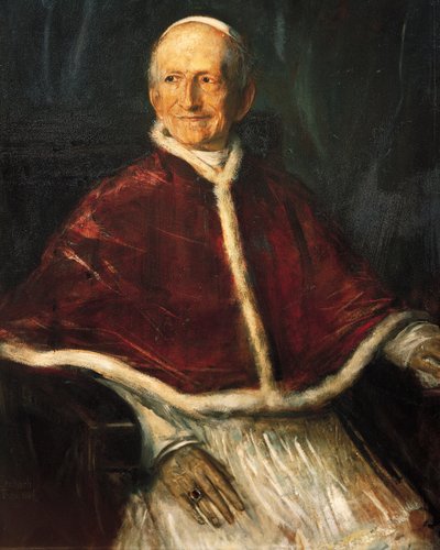 Papa Leo XIII (Carpineto Romano Portresi by Franz Seraph von Lenbach