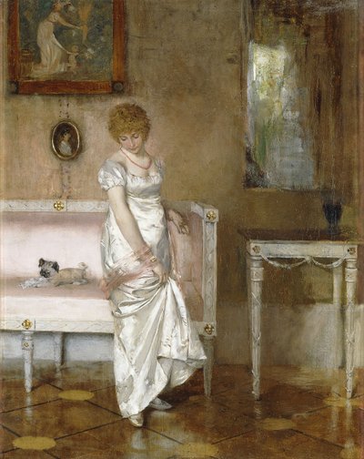 Yeni Elbise, by Franz Skarbina