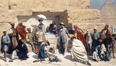Mısır, Gize'deki Piramitleri Ziyaret by Franz Vinck