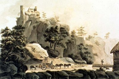 Ribeauville Yolu ve Grand Ribeauville Kalesi