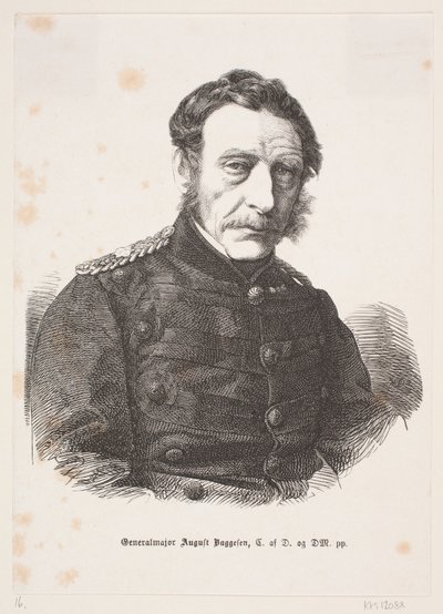 Tümgeneral August Baggesen by Franz Wilhelm Obermann