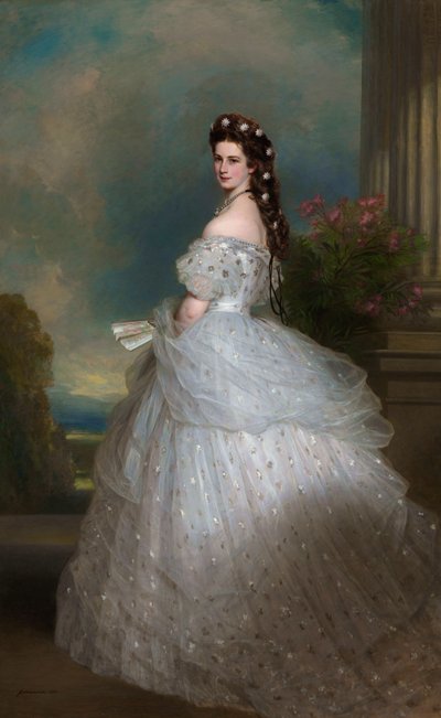 Elizabeth (1837-98), Avusturya İmparatoriçesi by Franz Xaver Winterhalter