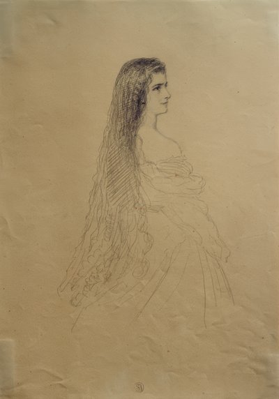Avusturya İmparatoriçesi Elisabeth by Franz Xaver Winterhalter