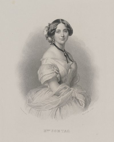 Opera sanatçısı Henriette Sontag