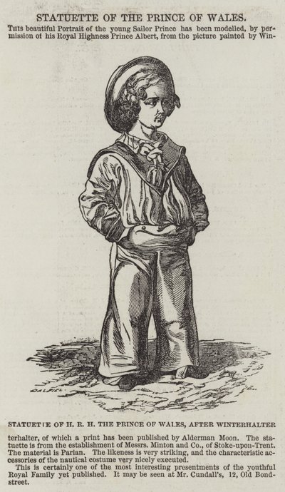 Galler Prensi SAİK Heykelciği by Franz Xaver Winterhalter