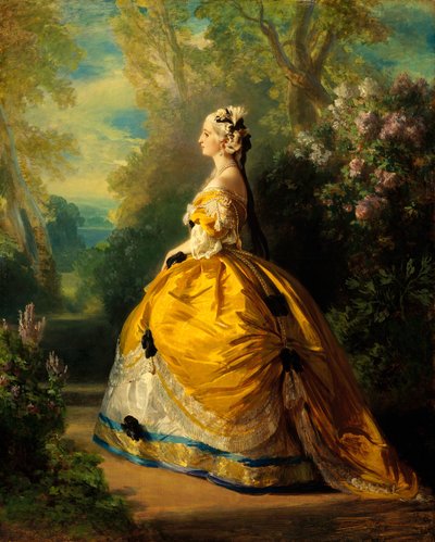 İmparatoriçe Eugenie Eugenie de Montijo, 1826-1920, Teba Kontesi, 1854. by Franz Xaver Winterhalter