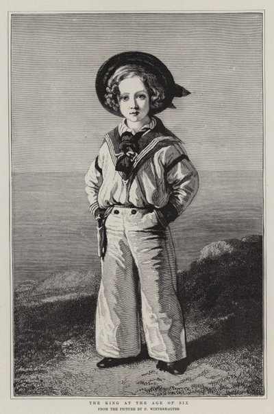 Kral altı yaşında by Franz Xaver Winterhalter