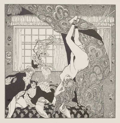 Choisy Le Conin tarafından Tuvalet Masasındaki Masallar için İllüstrasyon by Franz von Bayros