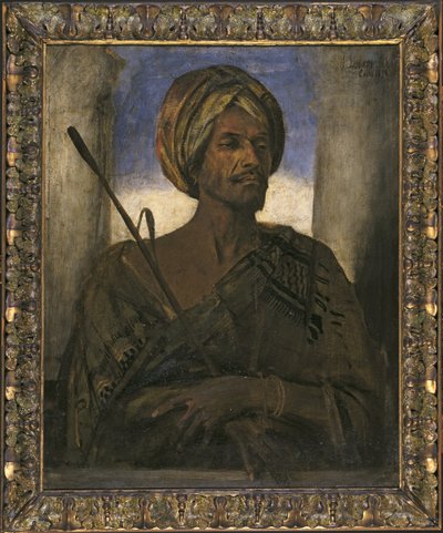 Bir Arap portresi by Franz von Lenbach