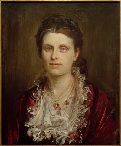Bir bayanın portresi by Franz von Lenbach