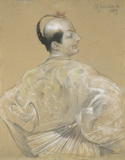 Konrad Dreher ve Ko-Ko by Franz von Lenbach