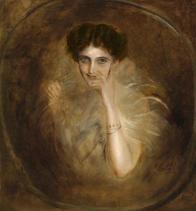 Leydi Mary Victoria Leiter Curzon, 1901. by Franz von Lenbach