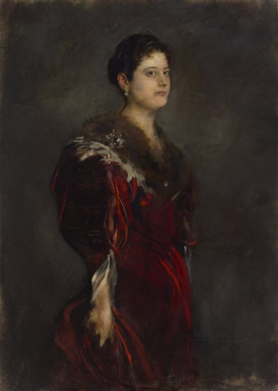 Marie Baronin Harkanyi by Franz von Lenbach