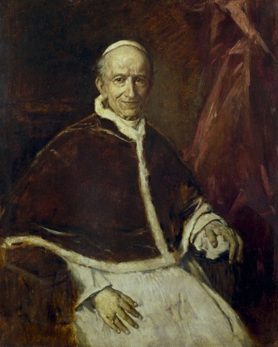 Papa Leo XIII. by Franz von Lenbach