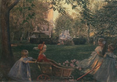 Oyun Oynayan Çocuklar, 1933 by Franz von Matsch