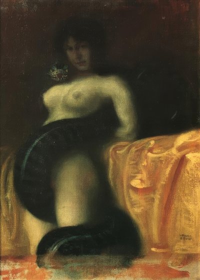 yılan kadın by Franz von Stuck
