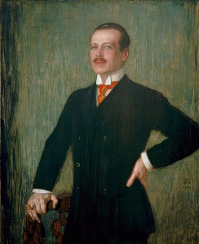 Ernst Ludwig von Hessen / Gem. Adet by Franz von Stuck