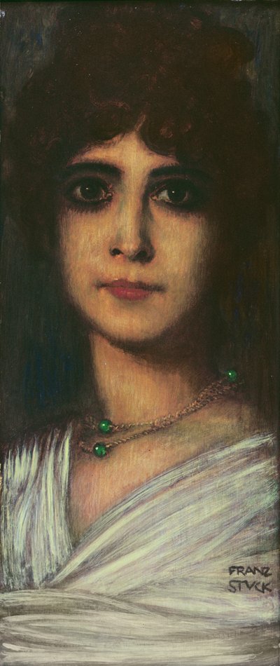 Bir Kadının Portresi (petrol) by Franz von Stuck