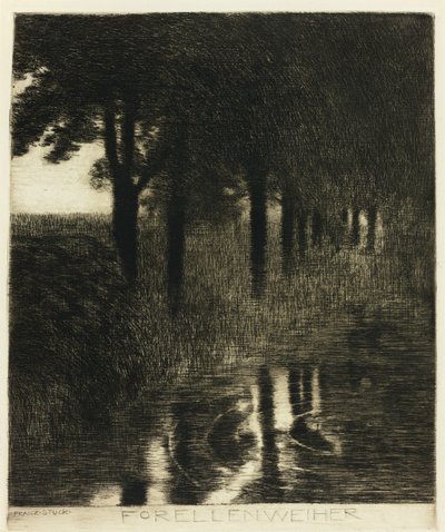 Alabalık Havuzu by Franz von Stuck