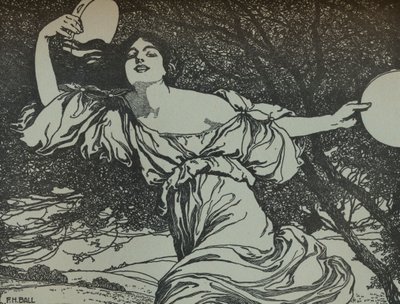 Bacchante, c20. yüzyıl 1914-1915 by Fred Hammersley Ball