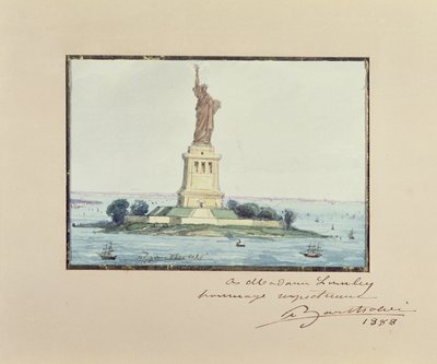 Özgürlük Heykeli, Beldoe Adası, New York City, 1888 by Frederic Auguste Bartholdi