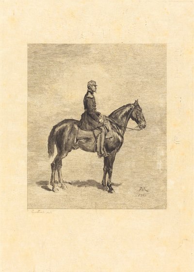 Atlı by Frederic Auguste La Guillermie after Jean Louis Ernest Meissonier