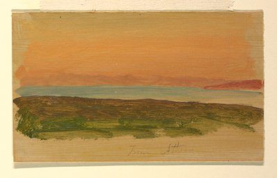 Atina, denizden görünüm by Frederic Edwin Church