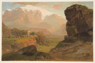 BA dağ fantezisi by Frederic Edwin Church