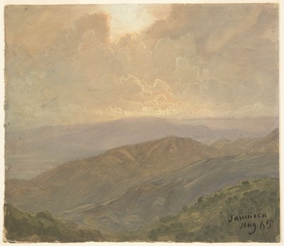 Bulutlu Gökyüzü, Jamaika by Frederic Edwin Church