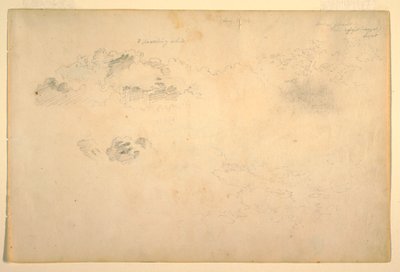 Çizim, Bulutlar, 1844 by Frederic Edwin Church