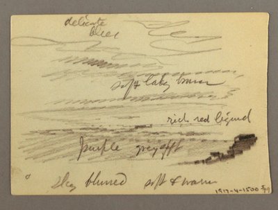 Çizim, Ev, muhtemelen 1868-69 by Frederic Edwin Church