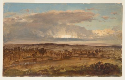 Çizim, Hudson Vadisi, Nisan 1867 by Frederic Edwin Church