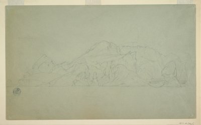 Çizim, Buzdağı, Haziran veya Temmuz 1859 by Frederic Edwin Church