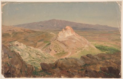 Çizim, Pentelicus Dağı, Nisan 1869 by Frederic Edwin Church