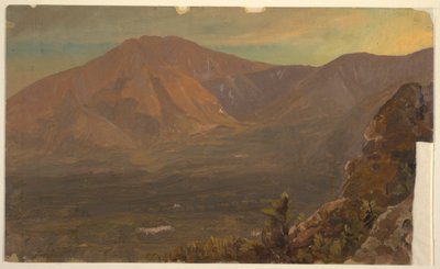 Çizim, Katahdin Dağı ve Turner, 1860-78 by Frederic Edwin Church