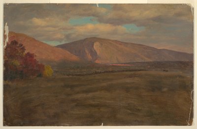 Çizim, Güney Batıdan Katahdin Dağı (), 1870-80 by Frederic Edwin Church