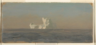 Çizim, Iceberg Açıkları, Newfoundland, Haziran 1859 by Frederic Edwin Church