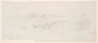 Çizim, Sabah Tapınakları, Baalbek, 12 Mayıs 1868 by Frederic Edwin Church