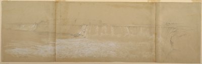 Çizim, Niagara Şelalesi, Eylül veya Ekim 1856 by Frederic Edwin Church