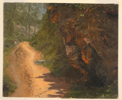 Çizim, Woodland Yolu, Jamaika, Haziran 1865 by Frederic Edwin Church