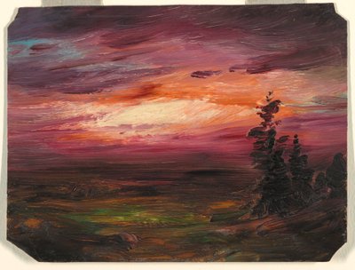 akşam alacakaranlık by Frederic Edwin Church