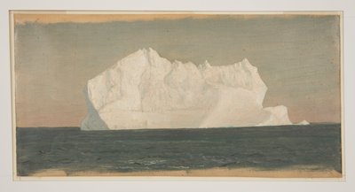 yüzen buzdağı by Frederic Edwin Church